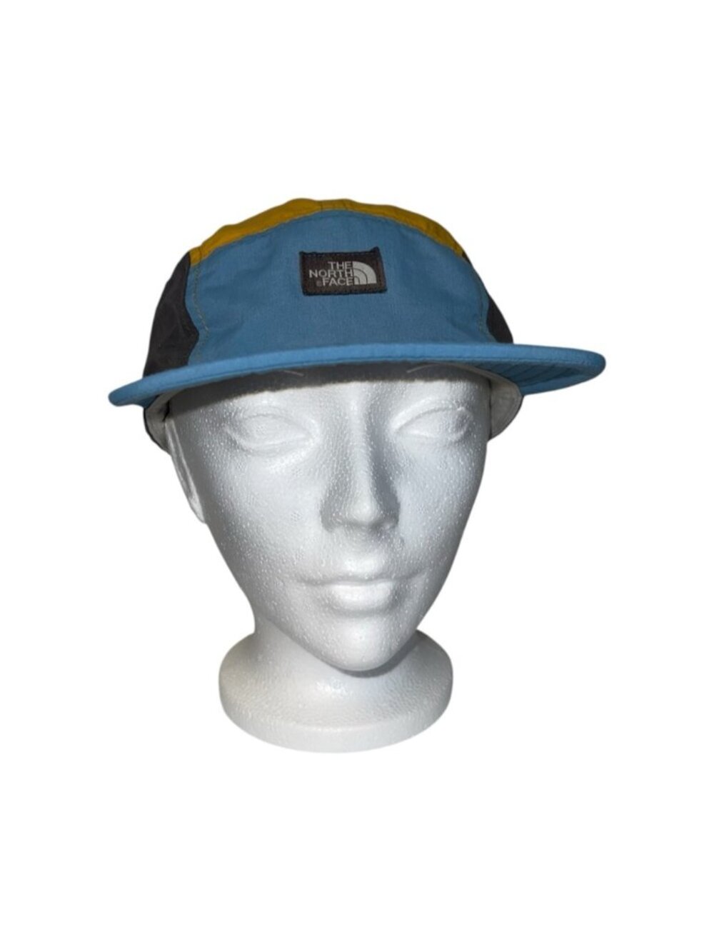 The North Face Class V TNF 5-Panel Hat Blue Yellow Grey Unisex One Size - Picture 10 of 13